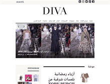 Tablet Screenshot of diva-mag.com